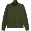 Fred Perry Track Jacket - Uniform Green