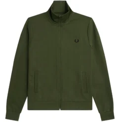 Fred Perry Track Jacket - Uniform Green