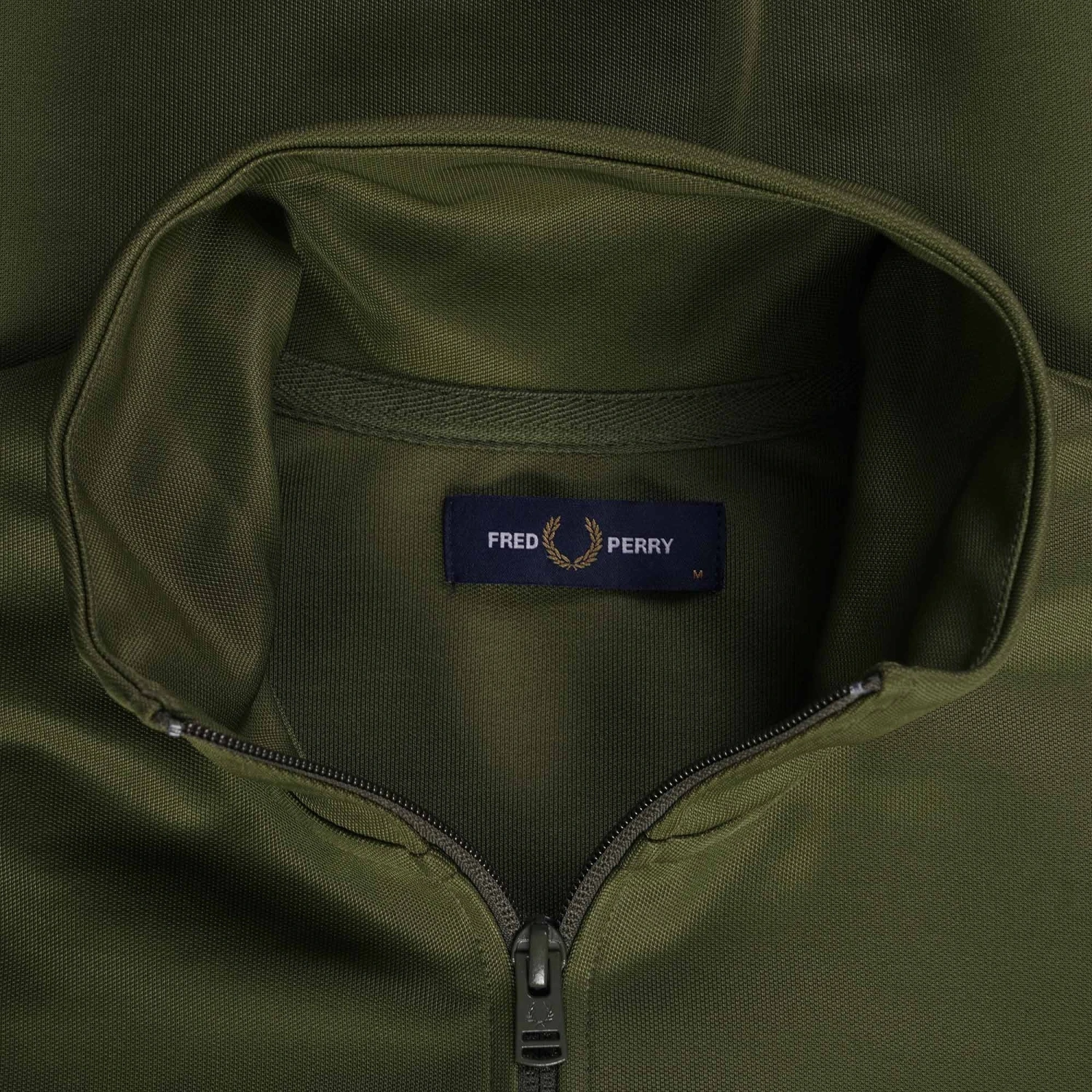 Fred Perry Track Jacket - Uniform Green 2 Fred Perry Track Jacket - Uniform Green - Image 2