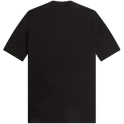 Fred Perry Waffle Stitch Henley Shirt - Black 7 Fred Perry Waffle Stitch Henley Shirt - Black -Lacoste Cloth Shop fred perry waffle stitch henley shirt black p59572 878877 image