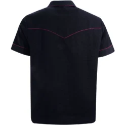 Short Sleeve Overshirt - Black 7 Short Sleeve Overshirt - Black -Lacoste Cloth Shop fred perry x nicholas daley short sleeve overshirt black p54363 746748 image