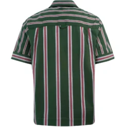 Vertical Stripe Shirt - Kelp Green -Lacoste Cloth Shop fred perry x nicholas daley vertical stripe shirt kelp green p54362 746726 image