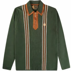 Gabicci Vintage 1973 50th Anniversary Norman Polo Shirt - Forest