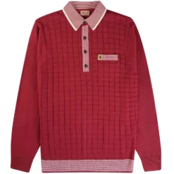 Gabicci Vintage 1973 Christian Polo Shirt - Rosso