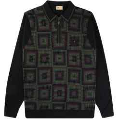 Gabicci Vintage 1973 Hutch Polo Shirt - Black