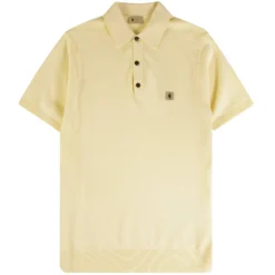 Gabicci Vintage 1973 Jackson Polo Shirt - Butter