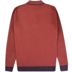 Gabicci Vintage 1973 Jura Long Sleeve Polo Shirt - Rust -Lacoste Cloth Shop gabicci vintage 1973 jura long sleeve polo shirt rust p60762 902021 image