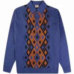 Gabicci Vintage 1973 Rufus Polo Shirt - Insignia