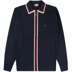Gabicci Vintage 1973 Templo Polo Shirt - Navy