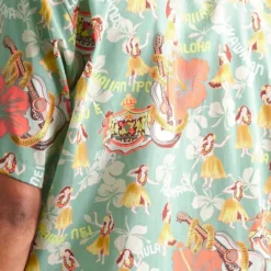 Go Barefoot Convertible-Collar Printed Cotton Shirt - Hula Royal 7 Go Barefoot Convertible-Collar Printed Cotton Shirt - Hula Royal -Lacoste Cloth Shop go barefoot convertible collar printed cotton shirt hula royal p60511 886756 image