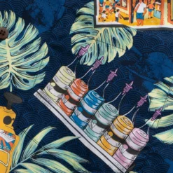 Go Barefoot Convertible-Collar Printed Cotton Shirt - Moto Navy 6 Go Barefoot Convertible-Collar Printed Cotton Shirt - Moto Navy -Lacoste Cloth Shop go barefoot convertible collar printed cotton shirt moto navy p60513 886731 image