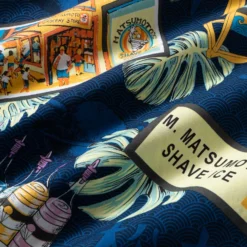 Go Barefoot Convertible-Collar Printed Cotton Shirt - Moto Navy 7 Go Barefoot Convertible-Collar Printed Cotton Shirt - Moto Navy -Lacoste Cloth Shop go barefoot convertible collar printed cotton shirt moto navy p60513 886736 image