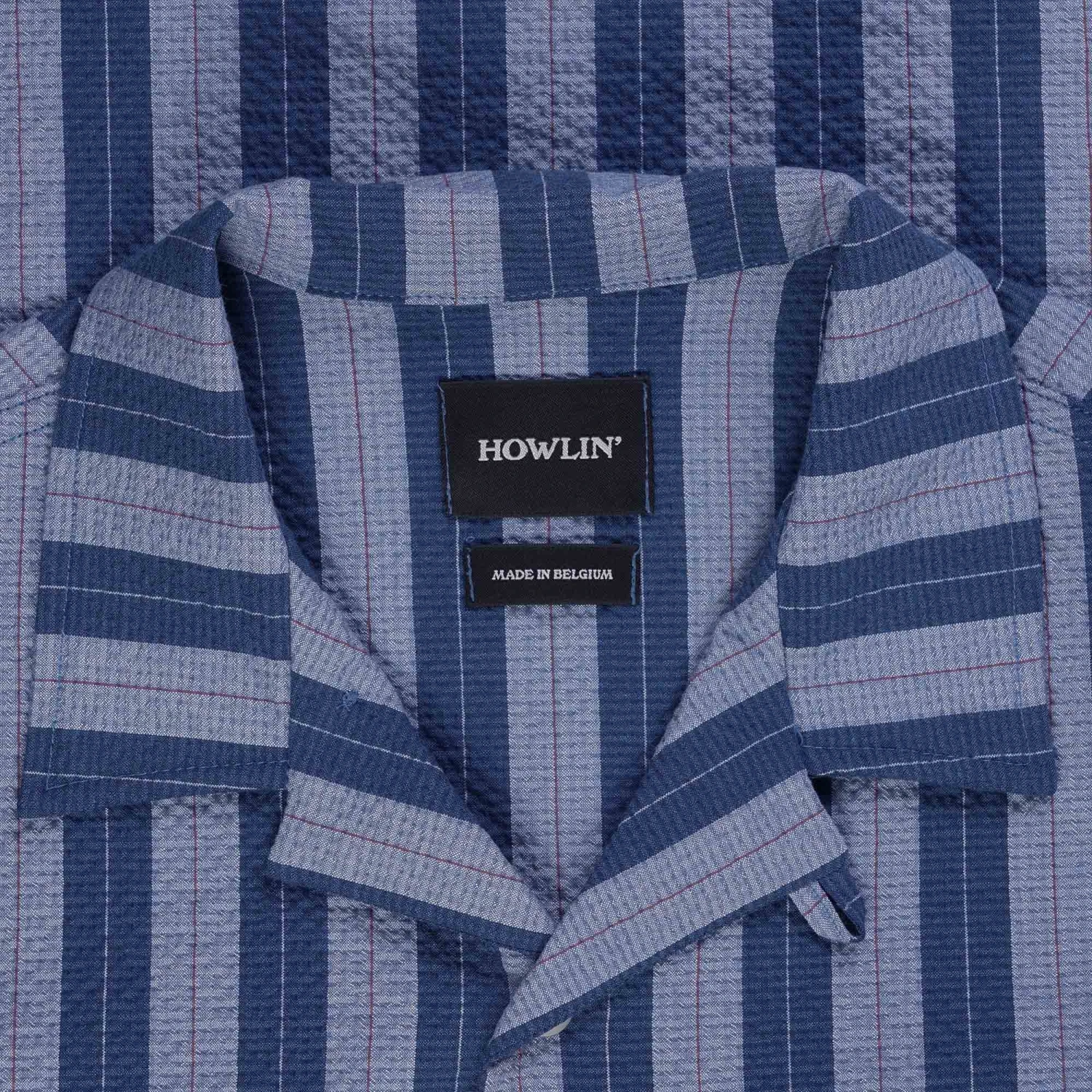 Howlin' Cocktail D’Amore - Blue Stripes Seersucker 2 Howlin' Cocktail D’Amore - Blue Stripes Seersucker - Image 2