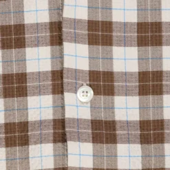 Howlin' Cocktail D’Amore - Brown Check Seersucker -Lacoste Cloth Shop howlin cocktail d amore brown check seersucker p58997 865207 image