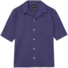 Howlin' Cocktail Shirt - Purple Seersucker