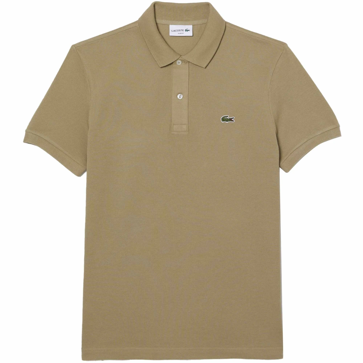 Lacoste Classic Fit Polo Shirt - Beige 1 Lacoste Classic Fit Polo Shirt - Beige