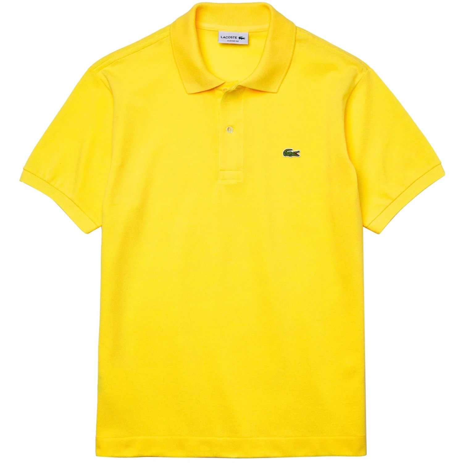 Lacoste Classic Fit Polo Shirt - Jaune 1 Lacoste Classic Fit Polo Shirt - Jaune