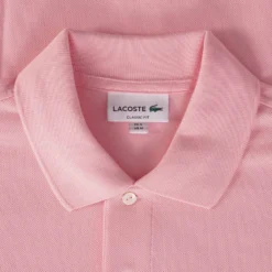 Lacoste Classic Fit Polo Shirt - Rose Pink -Lacoste Cloth Shop lacoste classic fit polo shirt rose pink p57581 835932 image