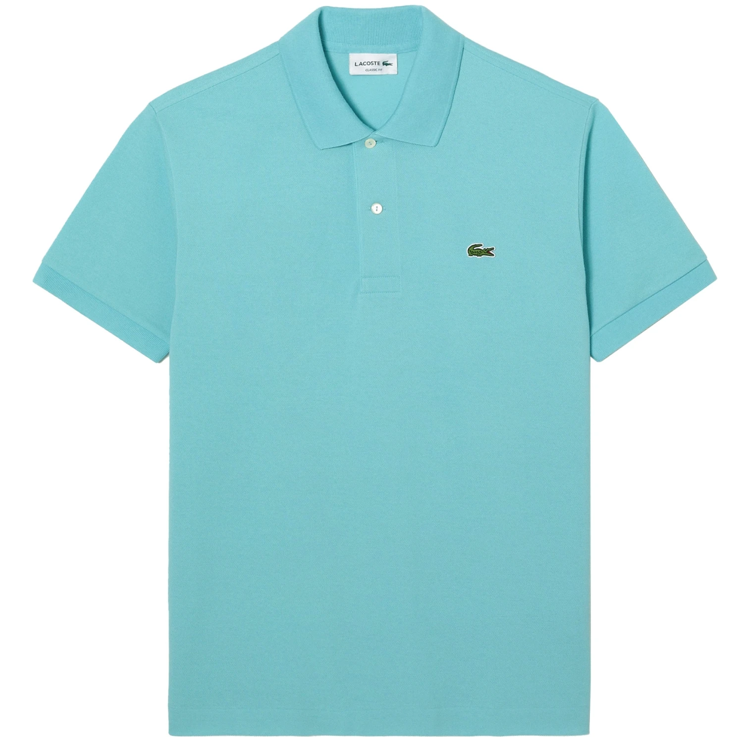 Lacoste Classic Fit Polo Shirt - Turquoise 1 Lacoste Classic Fit Polo Shirt - Turquoise