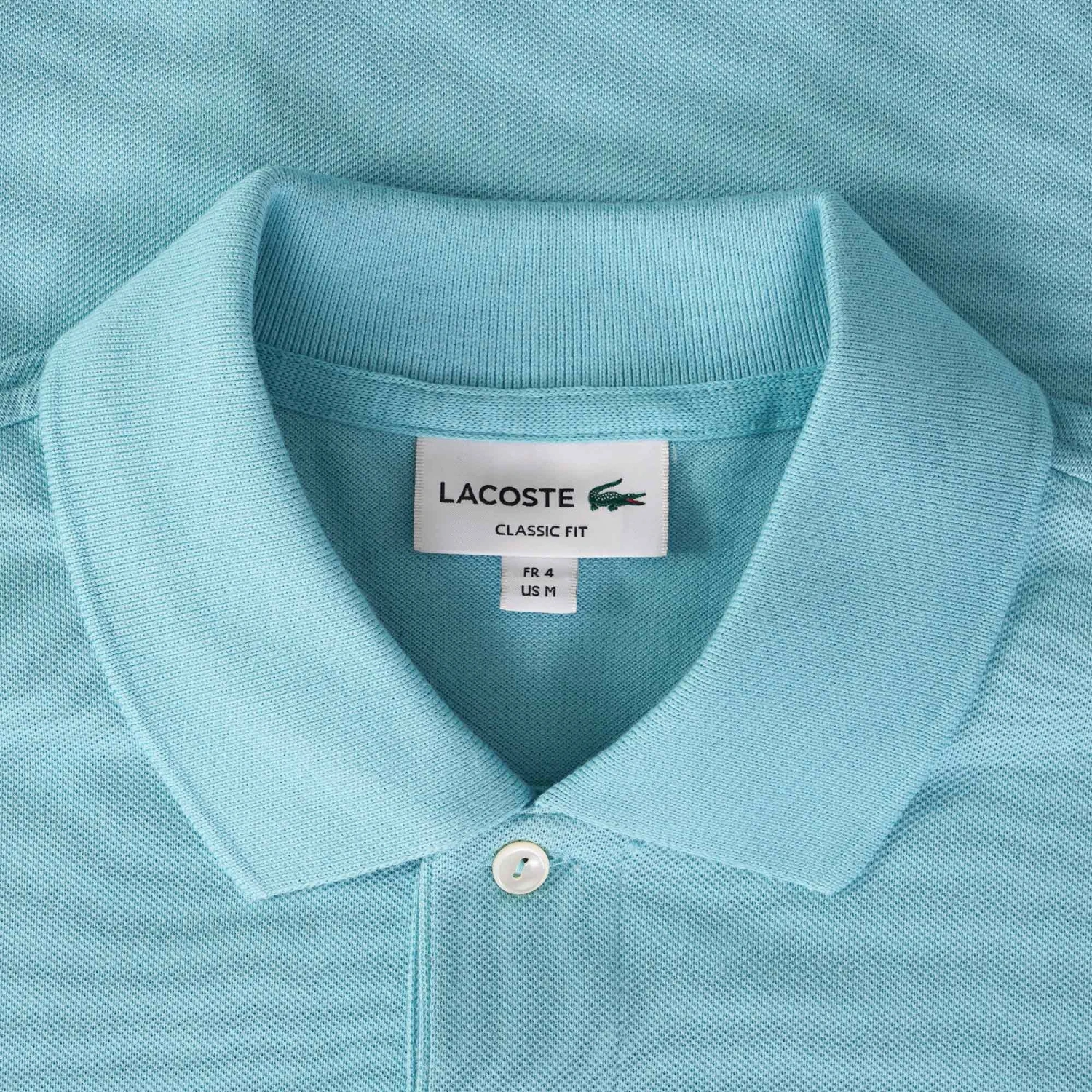 Lacoste Classic Fit Polo Shirt - Turquoise 2 Lacoste Classic Fit Polo Shirt - Turquoise - Image 2