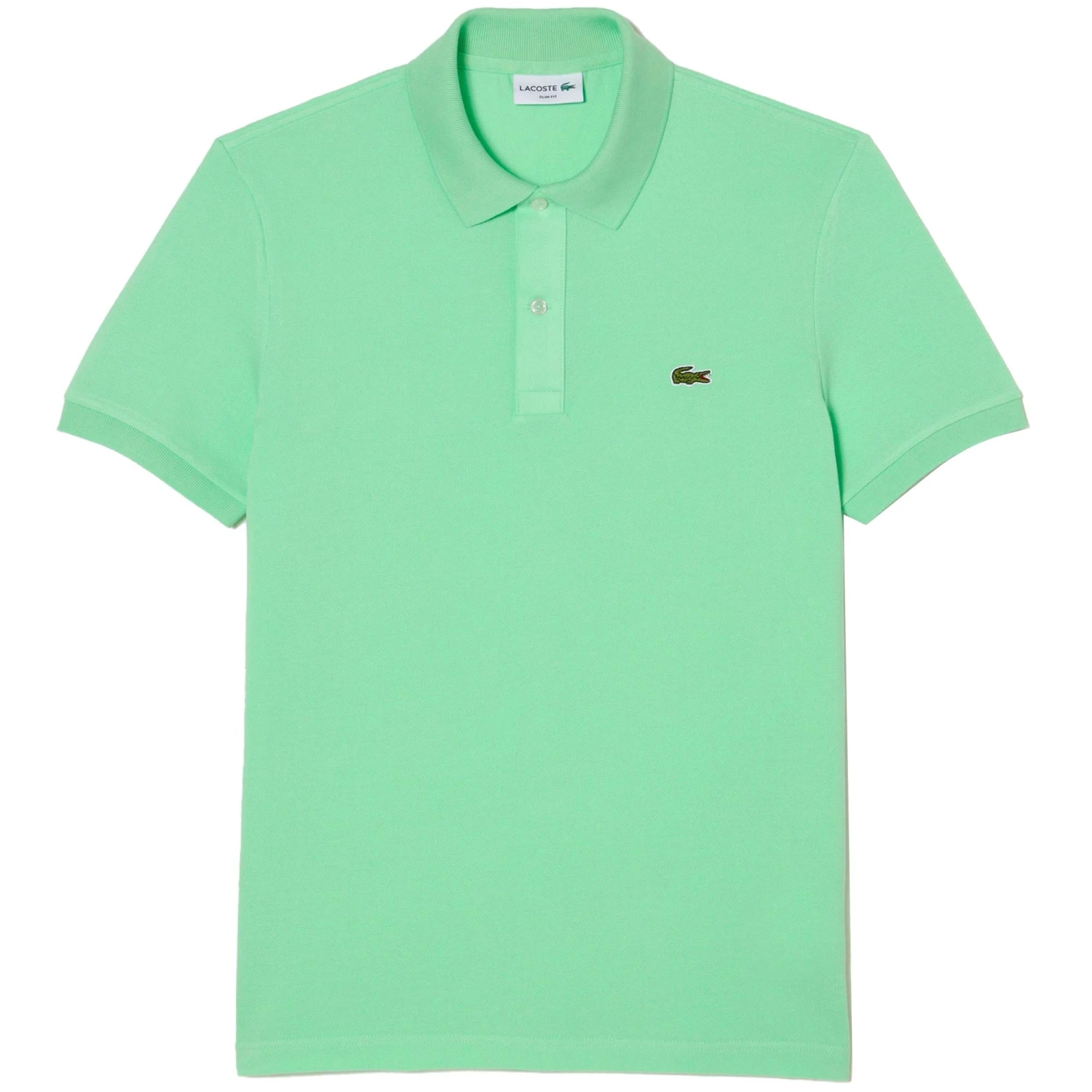 Lacoste Classic Pique Polo Shirt - Vert Clair 1 Lacoste Classic Pique Polo Shirt - Vert Clair