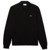 Lacoste Pique LS Polo Shirt - Black