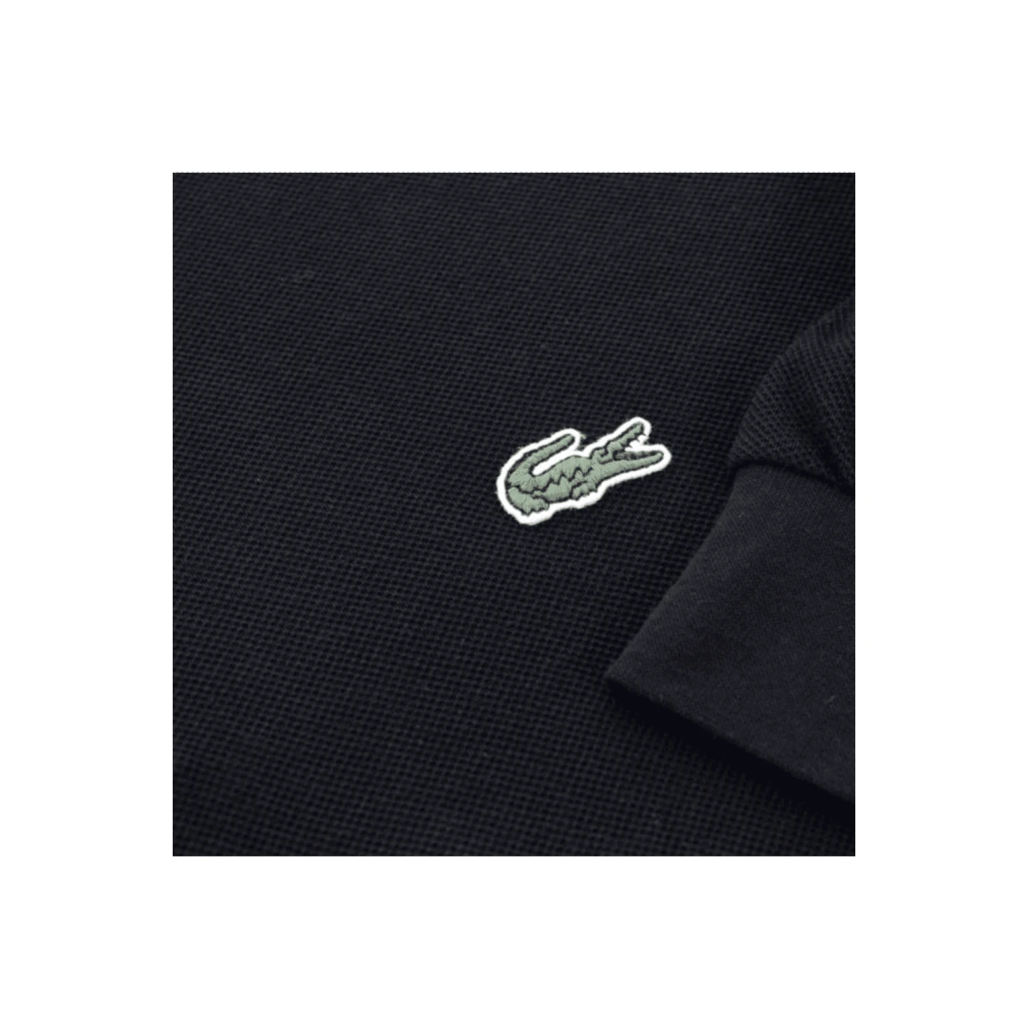 Lacoste Pique LS Polo Shirt - Navy 3 Lacoste Pique LS Polo Shirt - Navy - Image 3