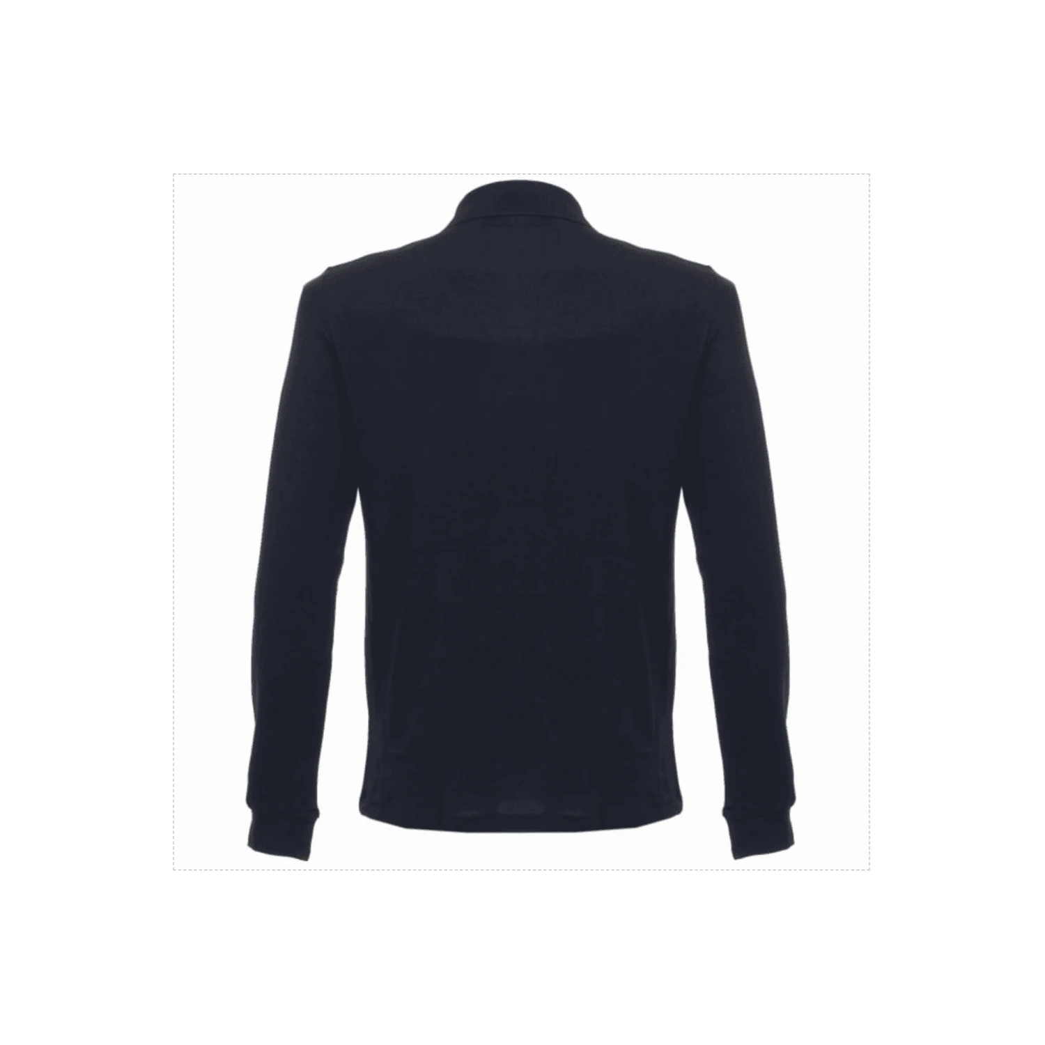 Lacoste Pique LS Polo Shirt - Navy 4 Lacoste Pique LS Polo Shirt - Navy - Image 4