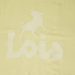 Lois Jeans New Baco Logo T-Shirt - Angora -Lacoste Cloth Shop lois jeans new baco logo t shirt angora p58330 851243 image