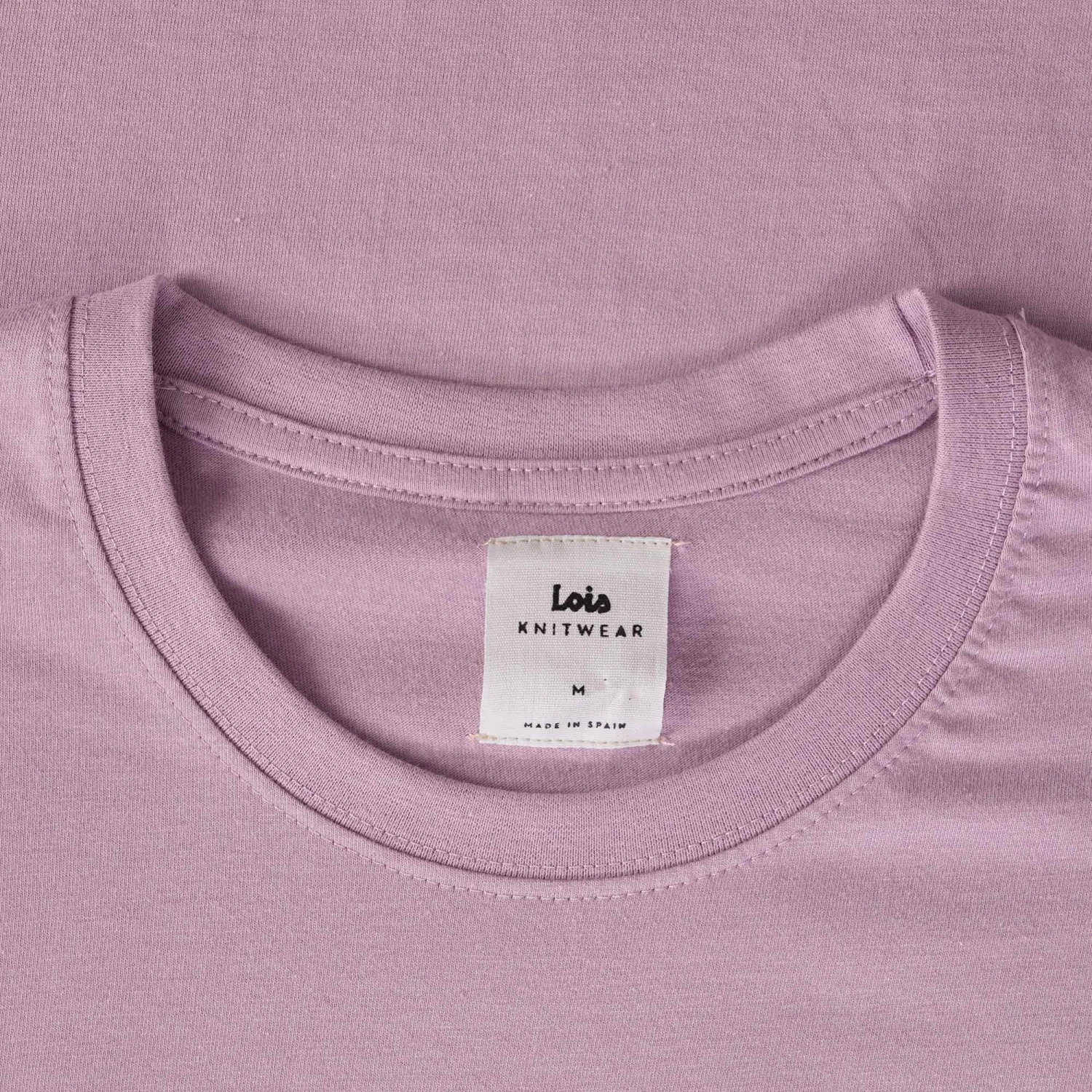 Lois Jeans New Baco Logo T-Shirt - Lavender 2 Lois Jeans New Baco Logo T-Shirt - Lavender - Image 2