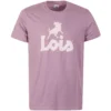 Lois Jeans New Baco Logo T-Shirt - Lavender