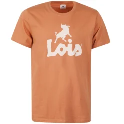 Lois Jeans New Baco Logo T-Shirt - Tangerine