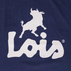 Lois Jeans Ringer Logo T-Shirt - Navy 6 Lois Jeans Ringer Logo T-Shirt - Navy -Lacoste Cloth Shop lois jeans ringer logo t shirt navy p57101 823146 image