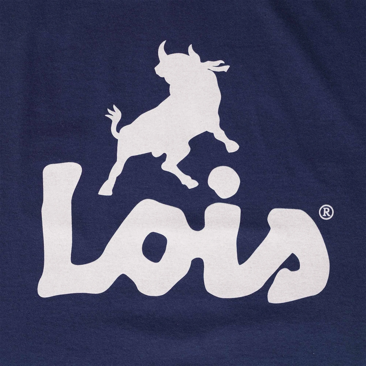 Lois Jeans Ringer Logo T-Shirt - Navy 3 Lois Jeans Ringer Logo T-Shirt - Navy - Image 3