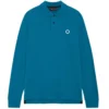 Ma Strum Long Sleeve Polo Shirt - Storm Blue