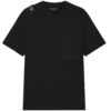 Ma Strum Short Sleeve Cargo Pocket T-Shirt - Jet Black