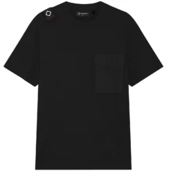 Ma Strum Short Sleeve Cargo Pocket T-Shirt - Jet Black