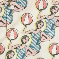 Maison Kitsune Dancing Girls Print Shirt - White -Lacoste Cloth Shop maison kitsune dancing girls print shirt white p59174 870922 image