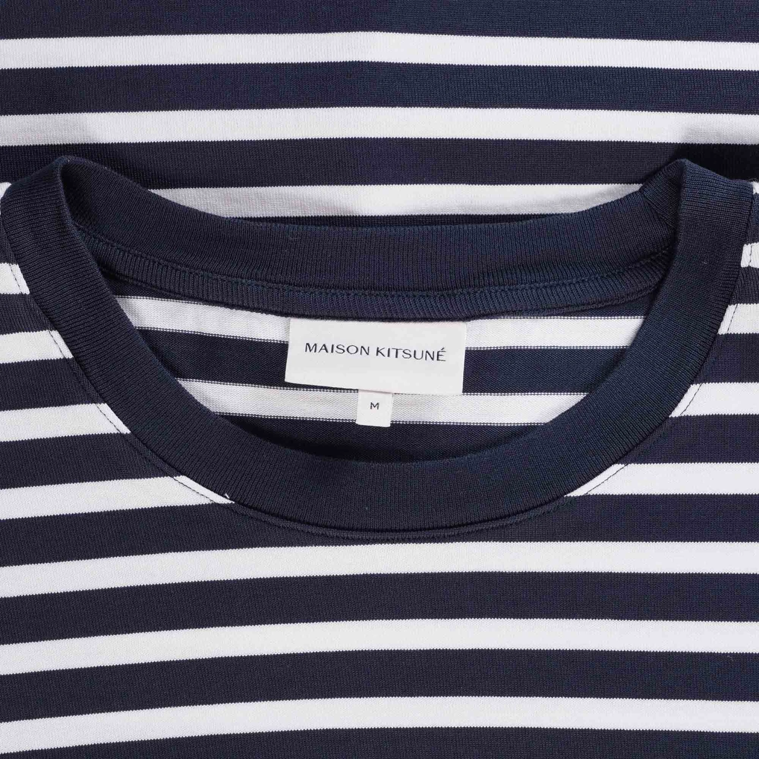 Maison Kitsune Fox Head Patch Marin T-Shirt - Navy 2 Maison Kitsune Fox Head Patch Marin T-Shirt - Navy - Image 2