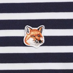 Maison Kitsune Fox Head Patch Marin T-Shirt - Navy 6 Maison Kitsune Fox Head Patch Marin T-Shirt - Navy -Lacoste Cloth Shop maison kitsune fox head patch marin t shirt navy p59363 874837 image