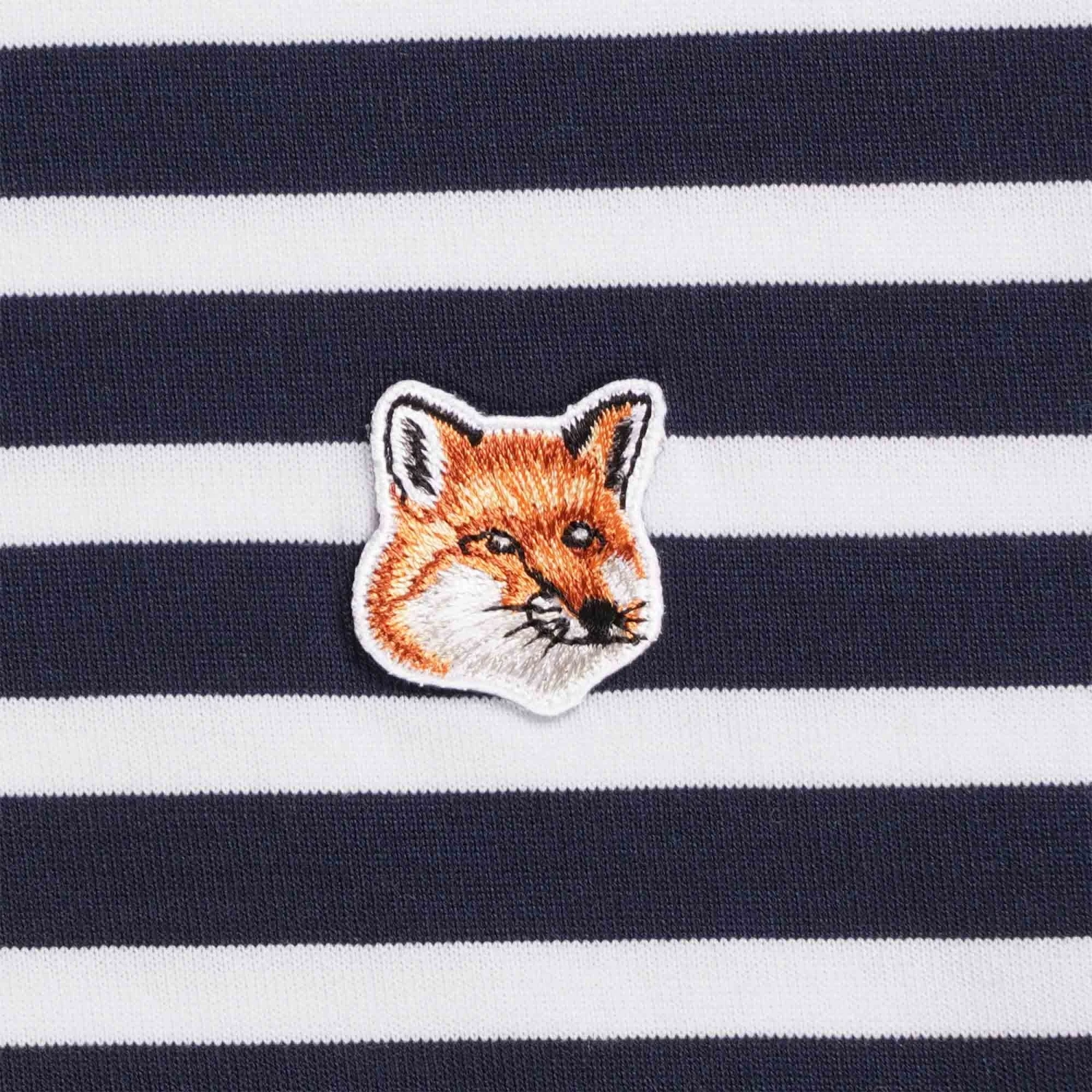 Maison Kitsune Fox Head Patch Marin T-Shirt - Navy 3 Maison Kitsune Fox Head Patch Marin T-Shirt - Navy - Image 3