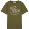 Maison Kitsune Palais Royal Classic T-Shirt - Khaki