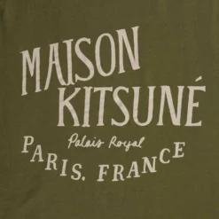 Maison Kitsune Palais Royal Classic T-Shirt - Khaki 6 Maison Kitsune Palais Royal Classic T-Shirt - Khaki -Lacoste Cloth Shop maison kitsune palais royal classic t shirt khaki p59168 870882 image