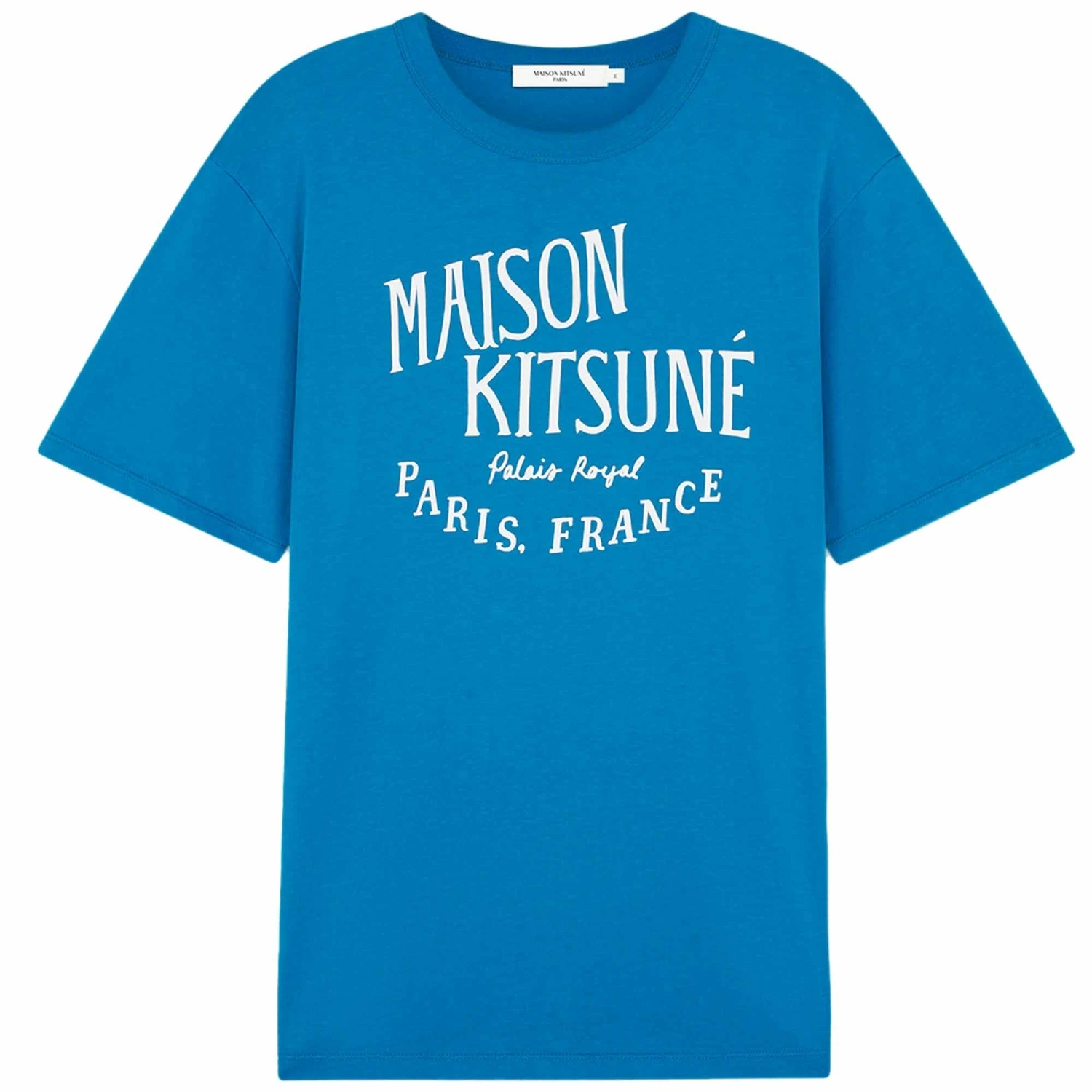 Maison Kitsune Palais Royal Classic T-Shirt - Sapphire 1 Maison Kitsune Palais Royal Classic T-Shirt - Sapphire