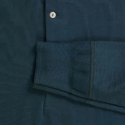 Merz B Schwanen Loopwheeled Henley 8.6oz T-Shirt - Mineral -Lacoste Cloth Shop merz b schwanen loopwheeled henley 8 6oz t shirt mineral p60360 890665 image