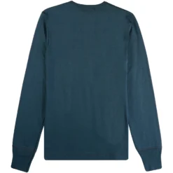 Merz B Schwanen Loopwheeled Henley 8.6oz T-Shirt - Mineral -Lacoste Cloth Shop merz b schwanen loopwheeled henley 8 6oz t shirt mineral p60360 890670 image