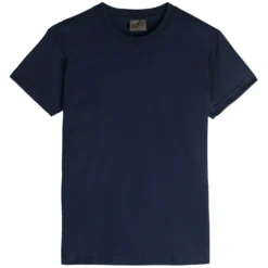 Naked And Famous Denim Circular Knit T-Shirt - Navy
