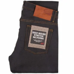Naked And Famous Denim Easy Guy Deep Indigo Stretch Selvedge - Indigo