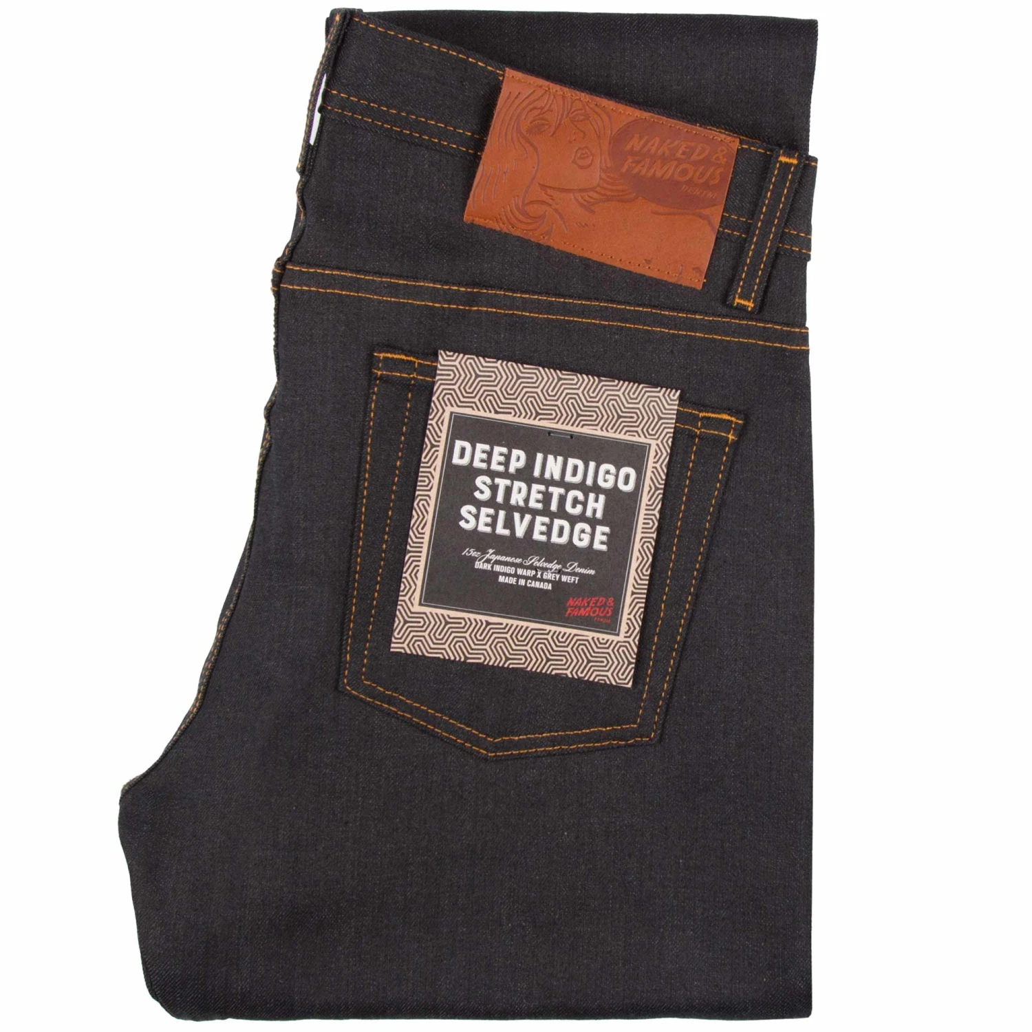 Naked And Famous Denim Easy Guy Deep Indigo Stretch Selvedge - Indigo 1 Naked And Famous Denim Easy Guy Deep Indigo Stretch Selvedge - Indigo