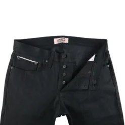 Naked And Famous Denim Selvedge Easy Guy Cobra - Solid Black 6 Naked And Famous Denim Selvedge Easy Guy Cobra - Solid Black -Lacoste Cloth Shop naked and famous denim selvedge easy guy cobra solid black p43257 489475 image